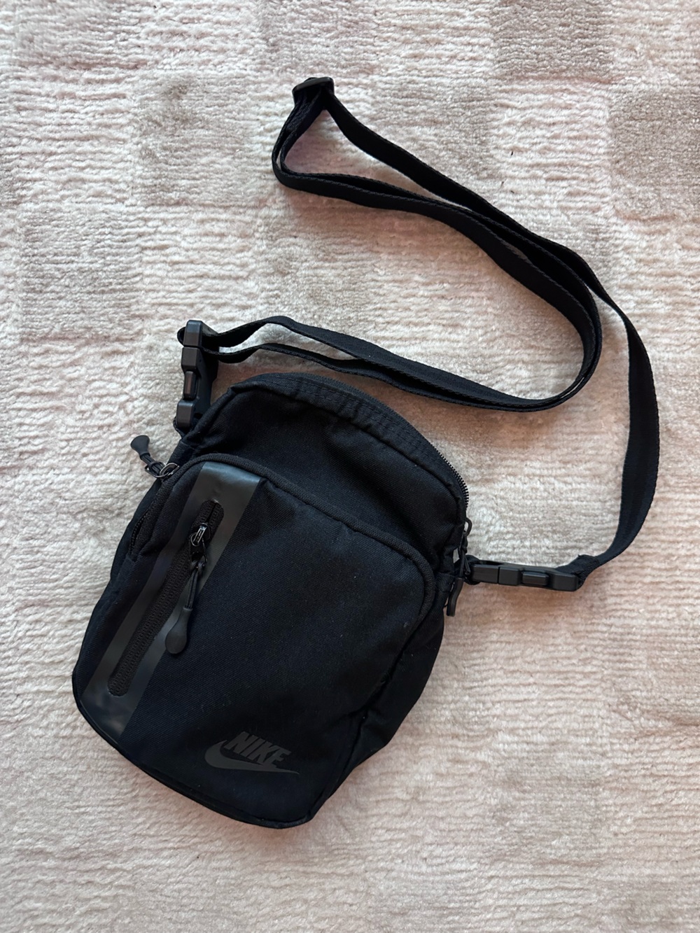 Black Crossbody Sling Bag - Minimal Everyday Carry